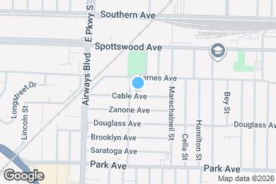 Map image of the property - 2418 Cable Ave