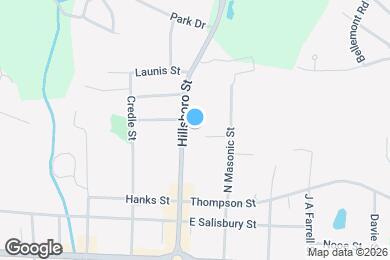 Map image of the property - 316 Hillsboro St