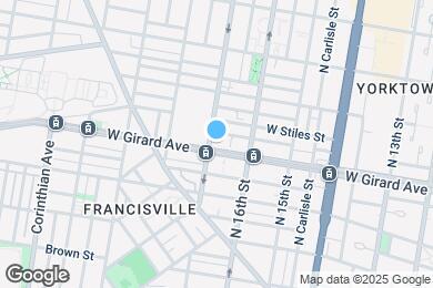 Map image of the property - 1641 W Girard Ave