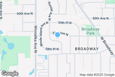 Map image of the property - 5864 Quebec Ave N