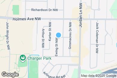 Map image of the property - 418 Ewing St NW