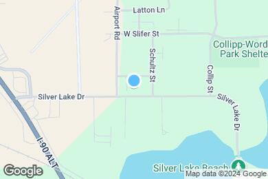 Map image of the property - Silver Lake Apartments