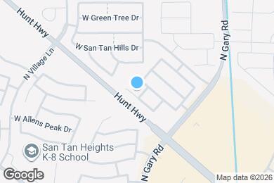 Map image of the property - 1868 W Desert Seasons Dr