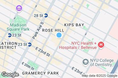 Map image of the property - 160 E 26th St