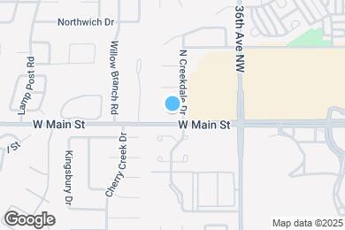 Map image of the property - 3808 Quail Run Cir