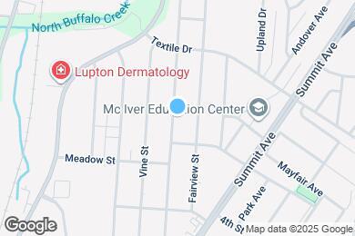 Map image of the property - 1316 Walnut St