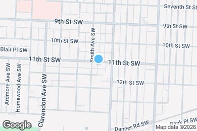 Map image of the property - 2228 11th St SW