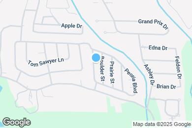 Map image of the property - 414 Peoria Blvd