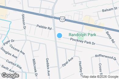 Map image of the property - 1751 Pinckney Park Dr