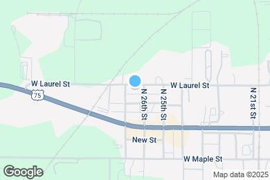 Map image of the property - 2001 W Laurel St