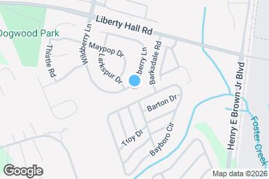 Map image of the property - 156 Wildberry Ln