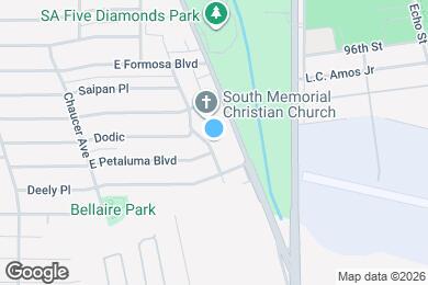 Map image of the property - 8510 Barranca Ave