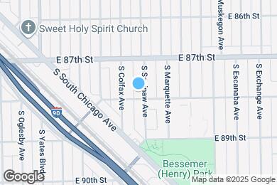 Map image of the property - 8752 S Saginaw Ave
