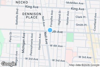Map image of the property - 1247 Forsythe Ave