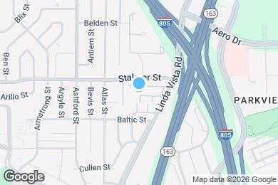 Map image of the property - 8034 Linda Vista Rd