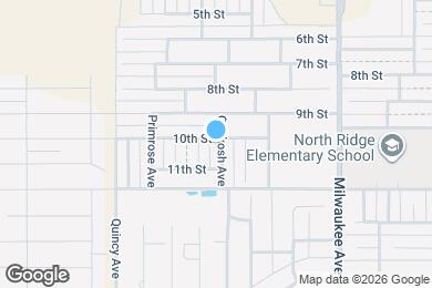 Map image of the property - 1002 Oshkosh Ave