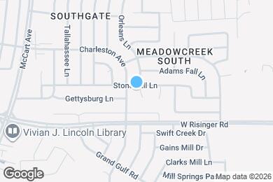 Map image of the property - 8604 Orleans Ln
