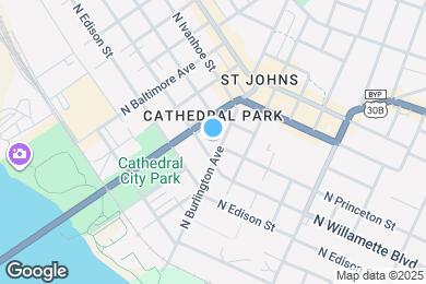 Map image of the property - 7023 N Burlington Ave