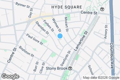 Map image of the property - Furnished Bedroom with Private Bath in Jamaica Plain