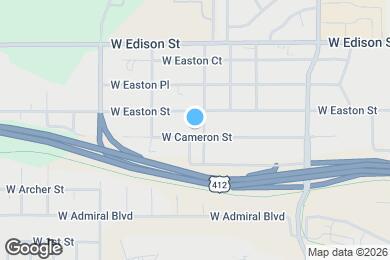 Map image of the property - 2907 W Cameron St