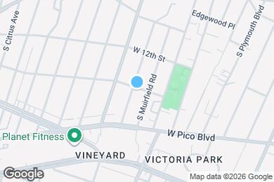 Map image of the property - 1250 S Mullen Ave