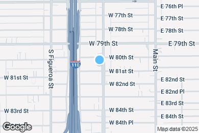 Map image of the property - 8021 S Broadway