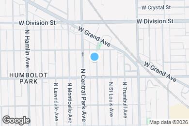 Map image of the property - 1034 N Drake Ave