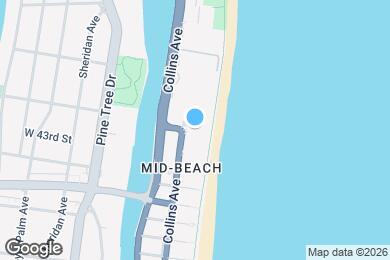 Map image of the property - 4385 Collins Ave