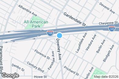 Map image of the property - 13352 Downey Ave