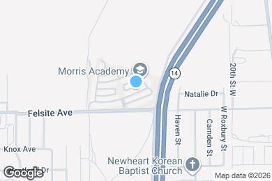 Map image of the property - 2320 E Valley Vis