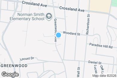 Map image of the property - 821 Greenwood Ave