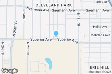 Map image of the property - 2004 Superior Ave