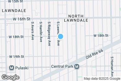 Map image of the property - 1813 S Lawndale Ave