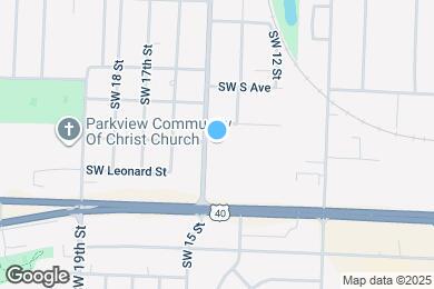 Map image of the property - Blue Springs Apartments