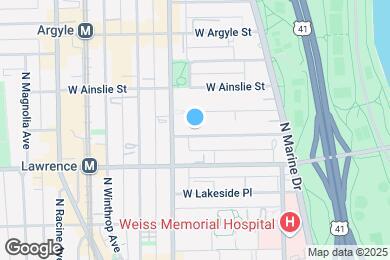 Map image of the property - 934 W Gunnison St