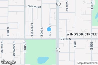 Map image of the property - 2622 S Green St