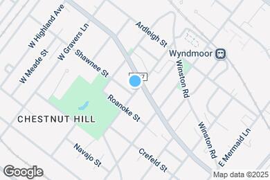 Map image of the property - 16 W Abington Ave