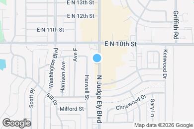Map image of the property - 912 N Judge Ely Blvd