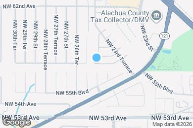 Map image of the property - 5722 NW 25th Ter