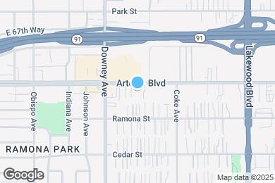 Map image of the property - 8560 E Artesia Blvd