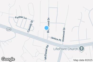 Map image of the property - 2167 Briarwood Dr