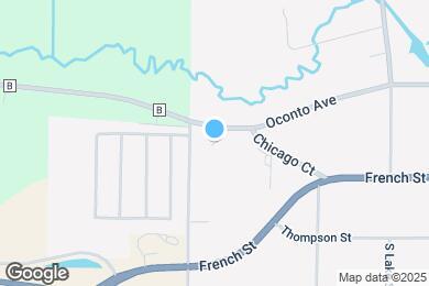 Map image of the property - 931 Oconto Ave