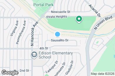 Map image of the property - 1490 Sausalito Dr