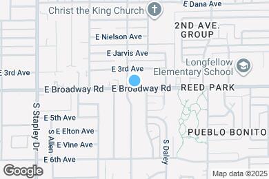 Map image of the property - 1445 E Broadway Rd