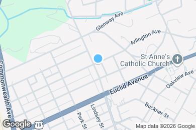 Map image of the property - 1065 Piedmont Ave
