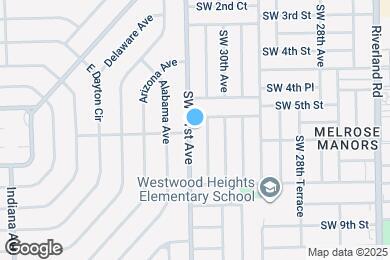 Map image of the property - 570 SW 31st Ave