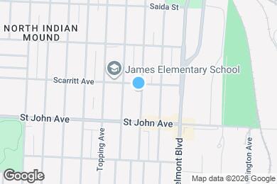 Map image of the property - 136 N White Ave