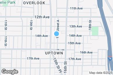 Map image of the property - 1337 15th Street a