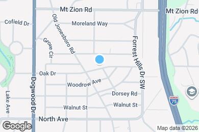 Map image of the property - Room in House on Oak Dr