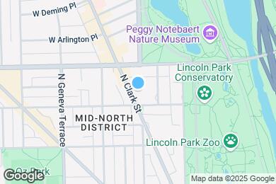 Map image of the property - 2317 N Clark St